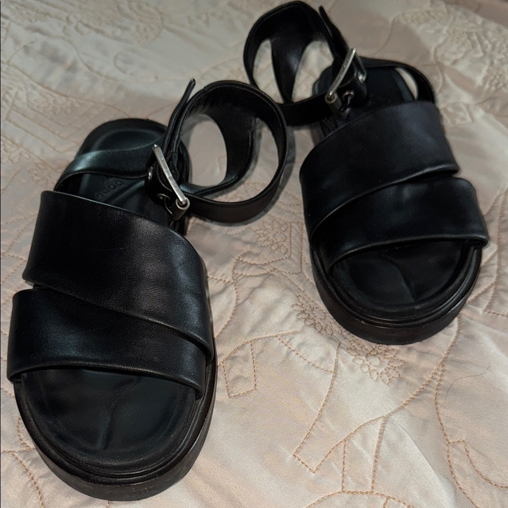 Black Strappy Sandals